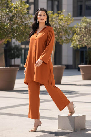 Sunset Ember Co-ord Set for Effortless Style and Comfort in Every Occasion - Ecowears.pk