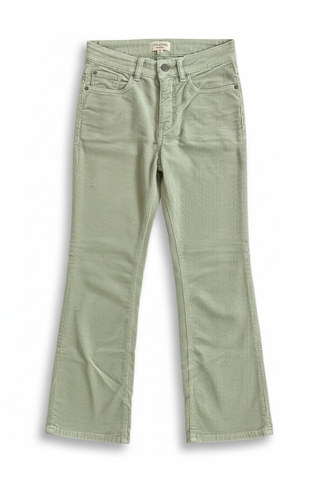 Women’s Sage Green Corduroy Wide-Leg Pants