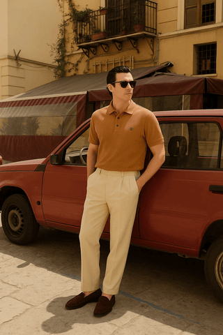 Rust Brown Polo Shirt – Classic Appeal - Ecowears.pk