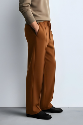 Men’s Relaxed Fit Trouser - Chocolate Brown