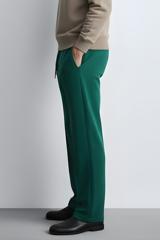 Relaxed Fit Trousers - Aqua Green