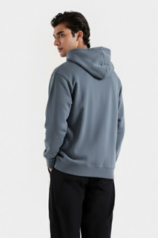 Frost Blue Fleece Hoodie