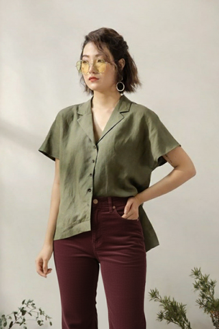 Women’s Maroon Corduroy Wide-Leg Pants
