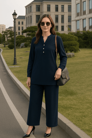 Zinc Grey Co-ord Set for Effortless Style and Comfort - Ecowears.pk