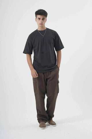 Bold Brown Cargo Pants with Rugged Outdoor Adventure Style - Ecowears.pk