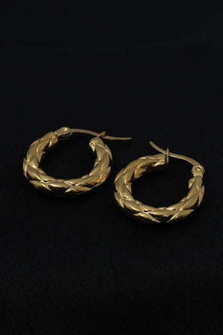 Braided Hoop Earrings - A Bold Twist on Elegance - Ecowears.pk