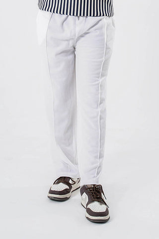 White Premium Trouser – Modern Fit with Effortless Style - Ecowears.pk