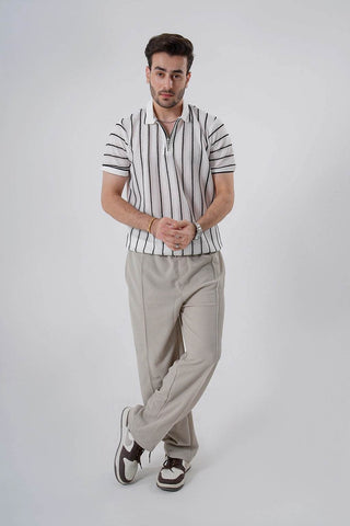 Men’s Relaxed Fit Corduroy Trousers – Dove Gray - Ecowears.pk