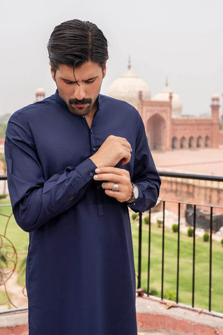 Deep Blue Kurta – A Smart and Traditional Outfit for a Refined Everyday and Festive Look - Ecowears.pk