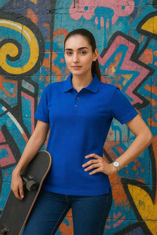 Emerald Blue Slim Polo for a Stylish Look - Ecowears.pk