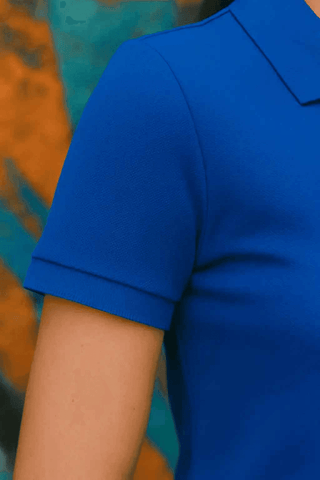 Emerald Blue Slim Polo for a Stylish Look - Ecowears.pk