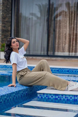 Nomad Luxe Trouser - Soft Stretch Wide-Leg Fit for Ultimate Comfort - Ecowears.pk