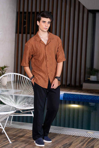 Relaxed Fit Black Trouser - Lightweight Cotton - Ecowears.pk