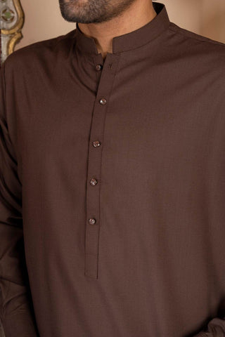 Stylish Brown Kurta – Comfortable, Traditional, and Perfect for Any Occasion - Ecowears.pk