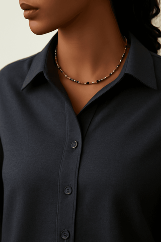 Charcoal Grey Two-Piece Co-Ord Set - Ecowears.pk